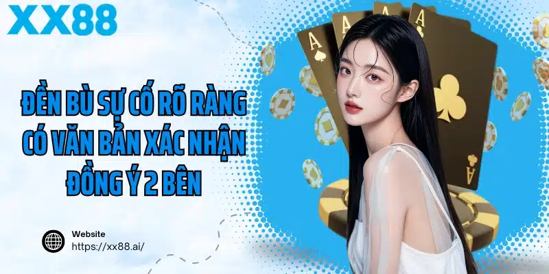 Đền bù sự cố rõ ràng có văn bản xác nhận đồng ý 2 bên